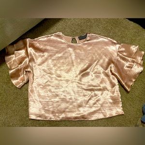 Anthropologie - Sunday in Brooklyn - Chrome Pink Shirt - size M